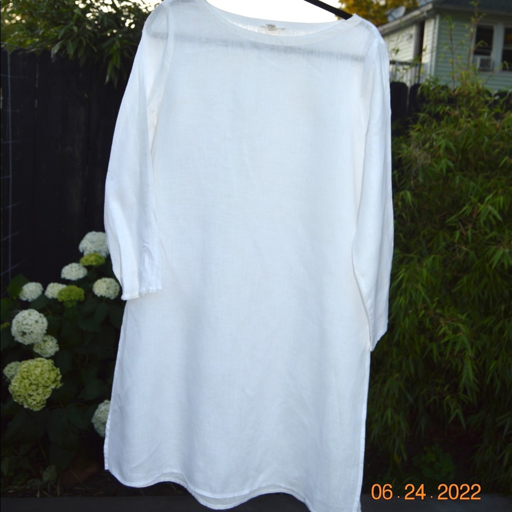 Eileen Fisher linen dress/tunic. (3)